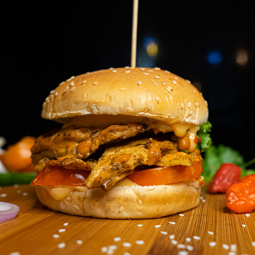 Naga Chicken Burger